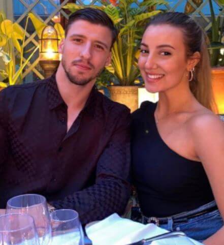 April Ivy with her boyfriend Ruben Dias.